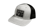Cup'd Up Heather Gray/ Black Patch Hat