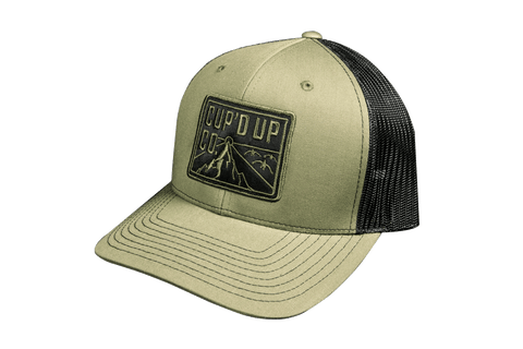 Cup'd Up Loden/ Black Patch Hat